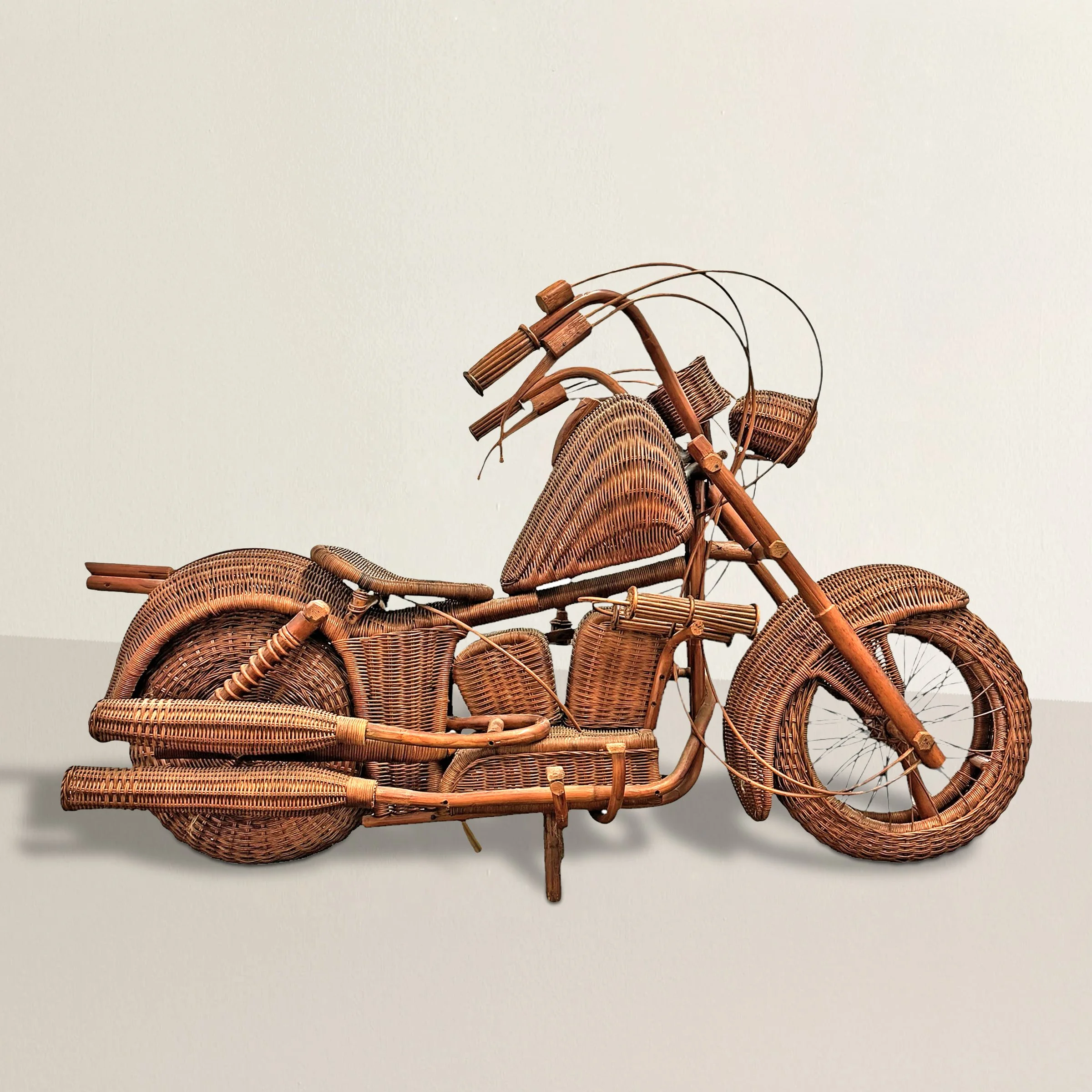 Woven Wicker Motorcycle by Tom Dixon — RIGHT | PROPER